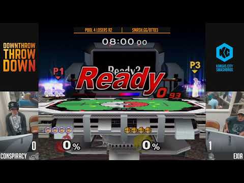 DTTD #3 SSBM - Conspiracy (Ice Climbers) Vs. Exia (Peach) Pool 4 Losers R2