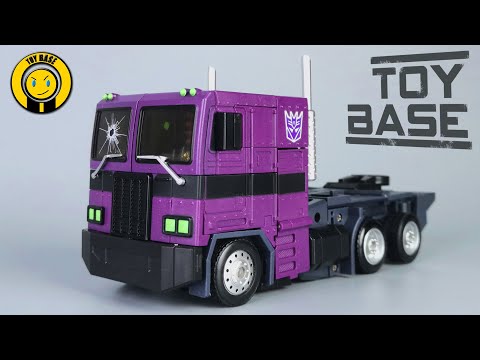 【Shattered Glass Optimus Prime】TE01E Transformers G1 Classic Style OP Peterbilt 320 Truck Robot Toys