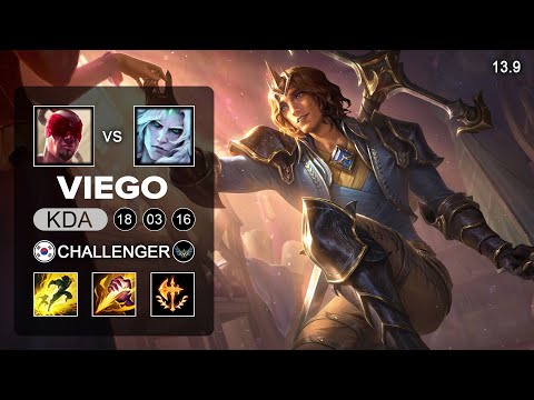 Viego vs Lee Sin Jungle - KR Challenger - Pacth 13.9 Season 13