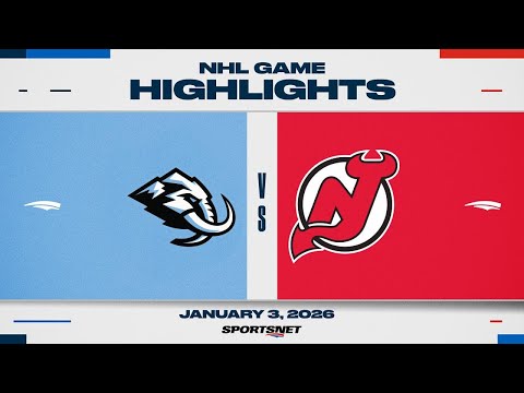 NHL Highlights | Mammoth vs. Devils - January 3, 2026