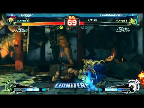 Counter! SSF4AE:2012 - Spriggan(Akuma) vs. FootMeetsSkull(Bison)