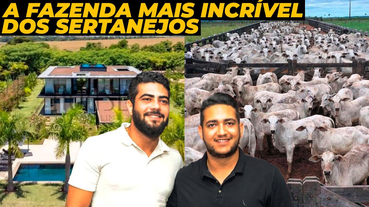 CONHEÇA A INCRÍVEL FAZENDA DO HENRIQUE E JULIANO