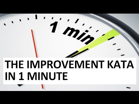 The Improvement Kata in One Minute