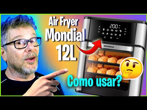 🔥Fácil de Usar❓ Segredos da Nova Air Fryer Mondial 12L Forno