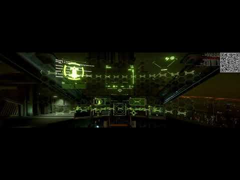 Star Citizen - Cutlass Black takeoff and landing in 3.6.1 from Area18