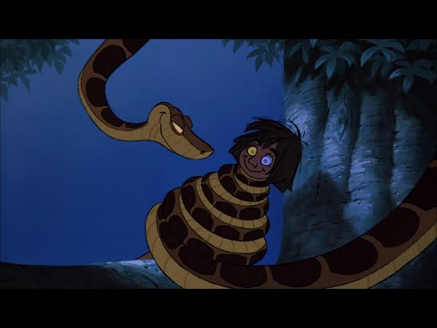 The Jungle Book - Kaa hypnotizes Mowgli