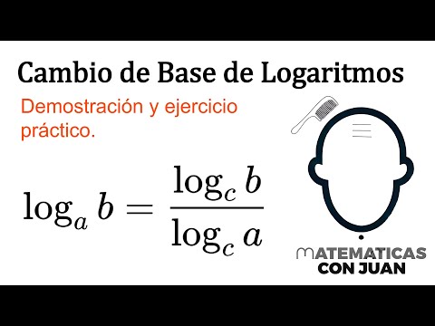 FÓRMULA CAMBIO DE BASE LOGARITMOS. Demostración y ejercicio práctico