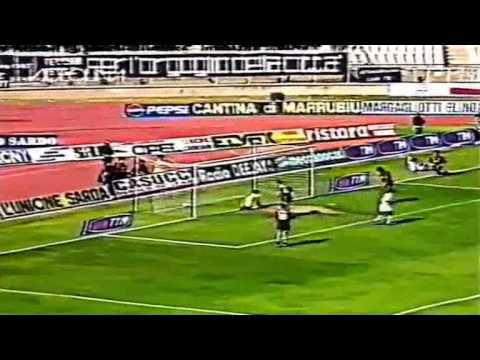 Serie A 1998-1999, day 34 Cagliari - Fiorentina 1-1 (Zebina o.g., Muzzi)
