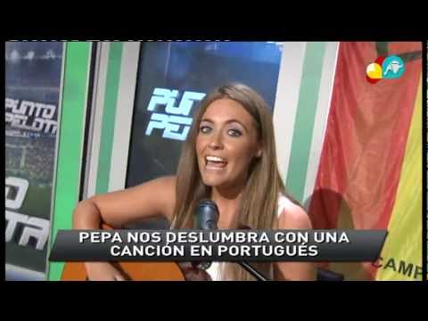 Pepa cantando Ja sei namorar