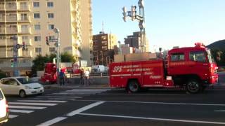 水難事故　豊平川　札幌　Water accident in Sapporo, Japan, caught on tape 2016