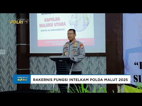KAPOLDA MALUKU UTARA RESMI MEMBUKA RAKERNIS FUNGSI INTELKAM 2025
