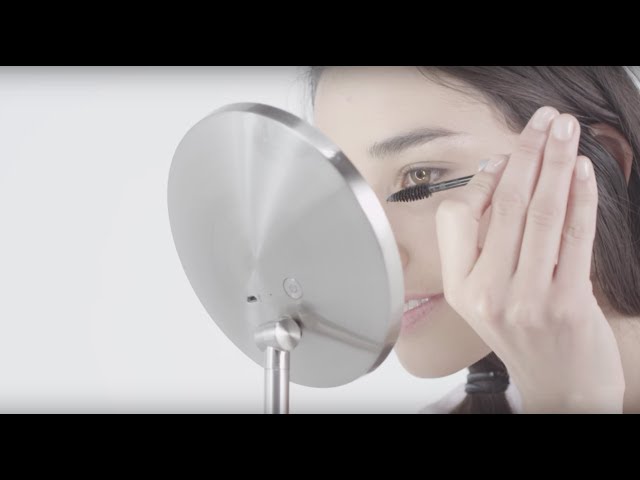 Video teaser for simplehuman mini sensor mirror: lighted makeup & vanity mirror