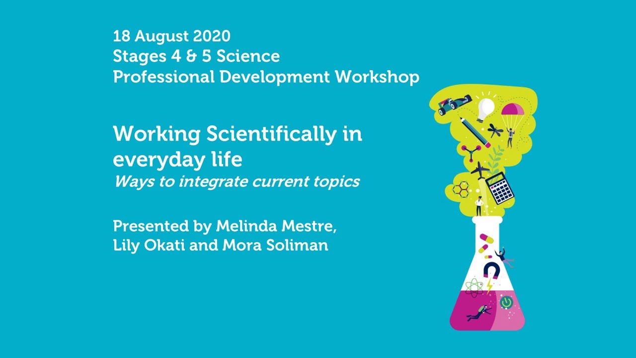 OUP Professional Development Workshop: Stages 4 & 5 – Working Scientifically in everyday life.