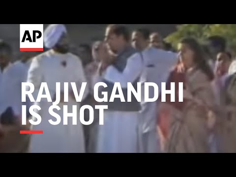 Rajiv Gandhi Is Shot At During Anniversary Celebration For The Late Mahatma Gandhi