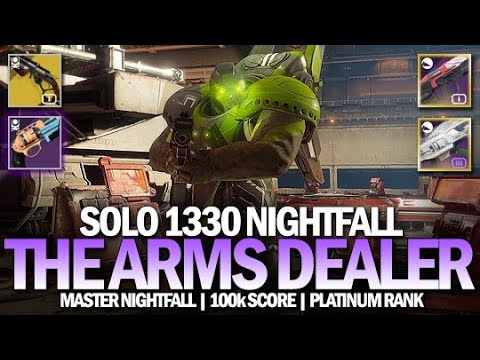 Solo 1330 Master Nightfall The Arms Dealer w/ Dead Man's Tale (& Palindrome Drop) [Destiny 2]