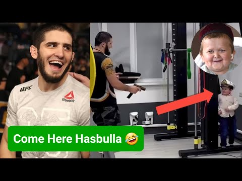 Hasbulla Spotted Running away from Islam Makhachev