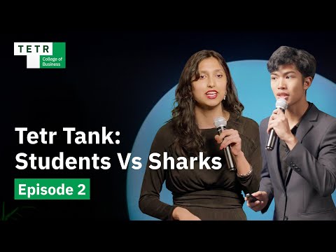 Students pitch businesses to sharks to raise funds | Tetr Tank Episode 2 #tetrcollege #startup