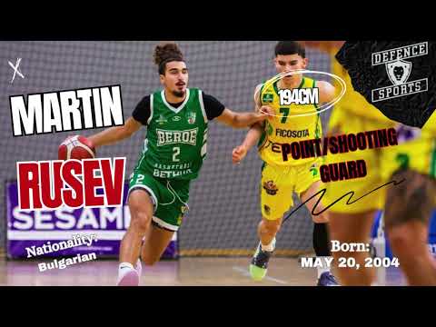PG/SG) Martin Rusev 194cm || Highlights 2024/25 || BC Beroe || Explosive Combo Guard