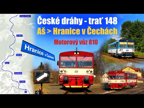ČD 810 | AŠ - HRANICE V ČECHÁCH | trať 148  (2018)