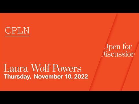 The Weitzman School Presents: Laura Wolf Powers