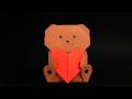 How To Make A Cute Origami Teddy Bear Holding A Heart