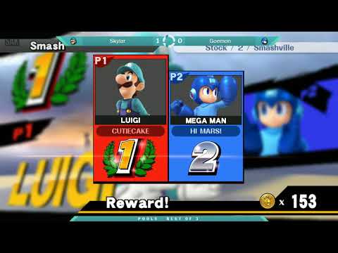 Sink or Swim 89 Pools - Skylar (Luigi) vs Goemon (Mega Man)
