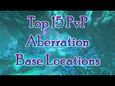 Top 15 Aberration (Twilight Zone) PvP Base Locations (ARK Survival Evolved)