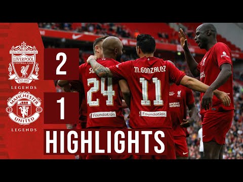 HIGHLIGHTS: Liverpool 2-1 Manchester United | Comeback win in Legends charity match