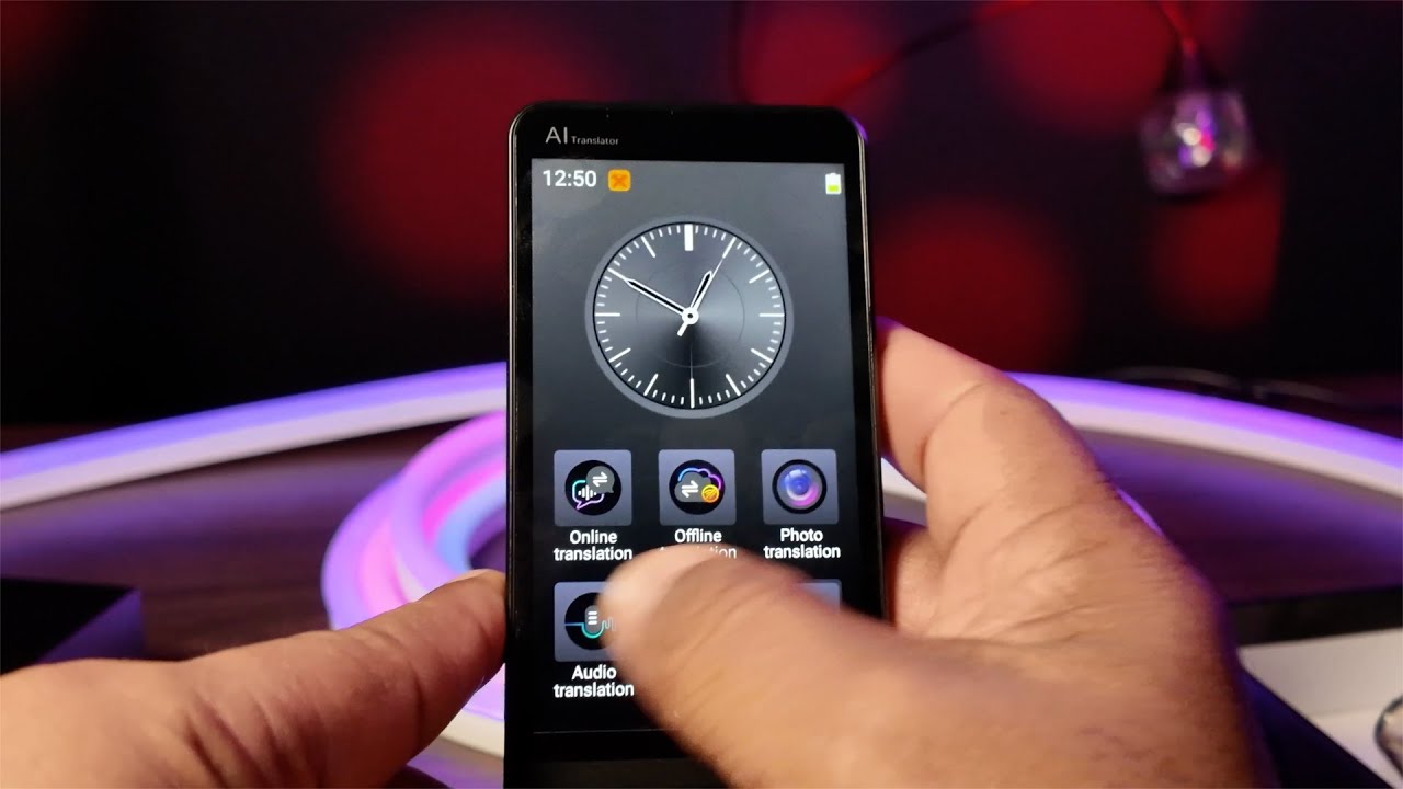 Offline Language Translator Device