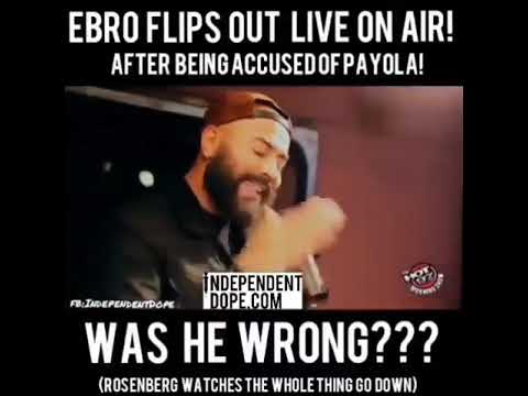 Ebro flips out live on the air #hiphop #ebro #hot97 #newyork