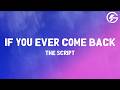 The Script - If You Ever Come Back (Lyrics)