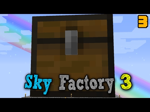 Our BIGGEST Storage System | Minecraft: Sky Factory 3 Ep. 3