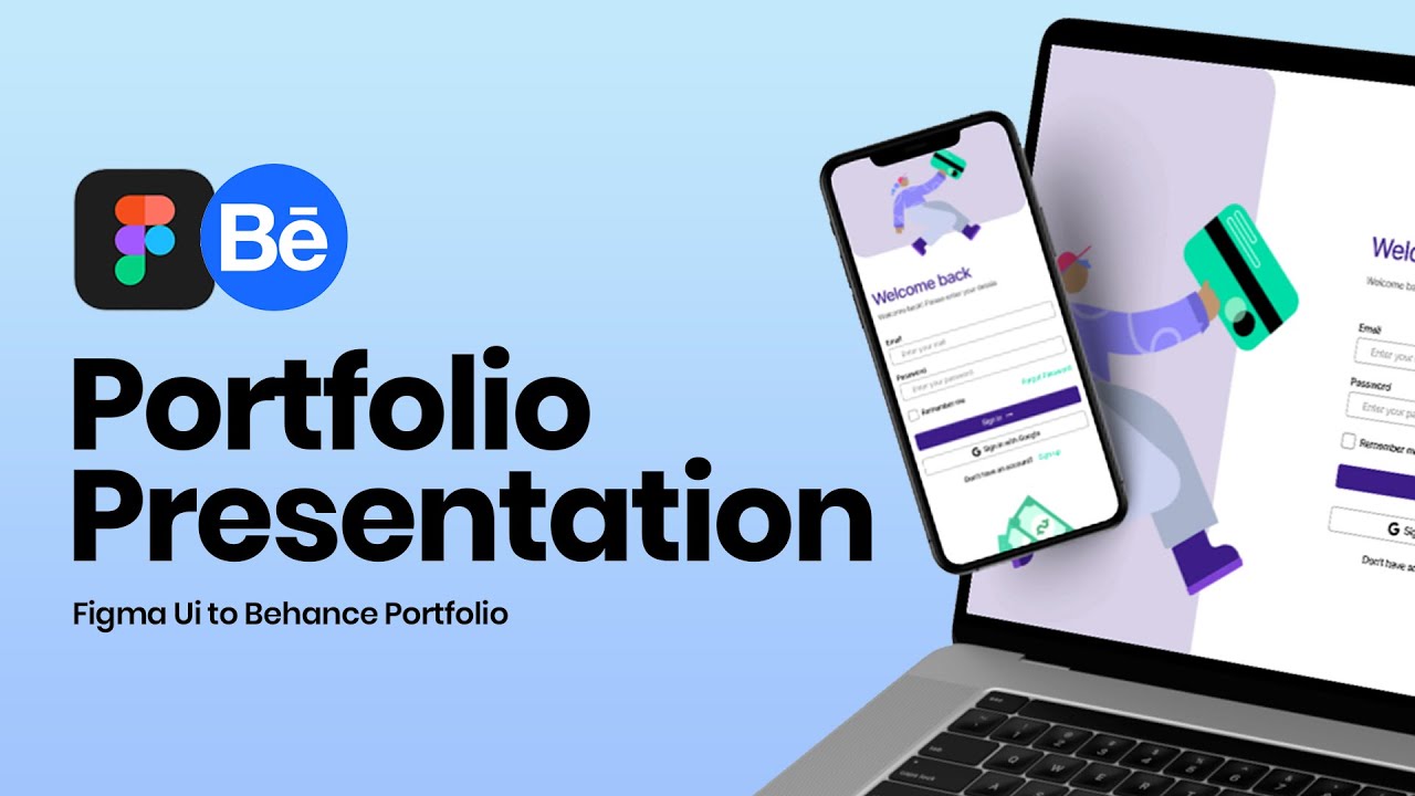 Figma UI to Behance Portfolio - Best UI/UX & Product Designers Portfolio Presentation