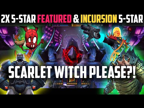 2X Featured 5-Stars & Incursions 5-Star - SCARLET WITCH?! - Marvel Contest of Champions