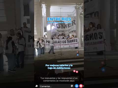 🇦🇷 DOCENTES. En Paraná Entre Rios. Marcha por mejores salarios y la Caja de Jubilaciones.