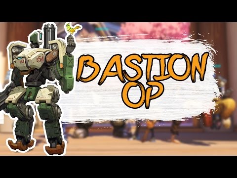 BASTION OP!?!? - Overwatch Bastion Gameplay! (Open Beta)