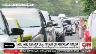 Download lagu Pemudik Padati Rest Area Tol Cipali KM 166 mp3