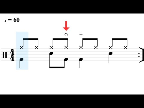 Opening The Hi Hat - 12 Grooves For Beginners 🥁