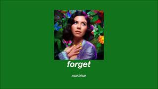 marina - forget (slowed &amp; reverb)