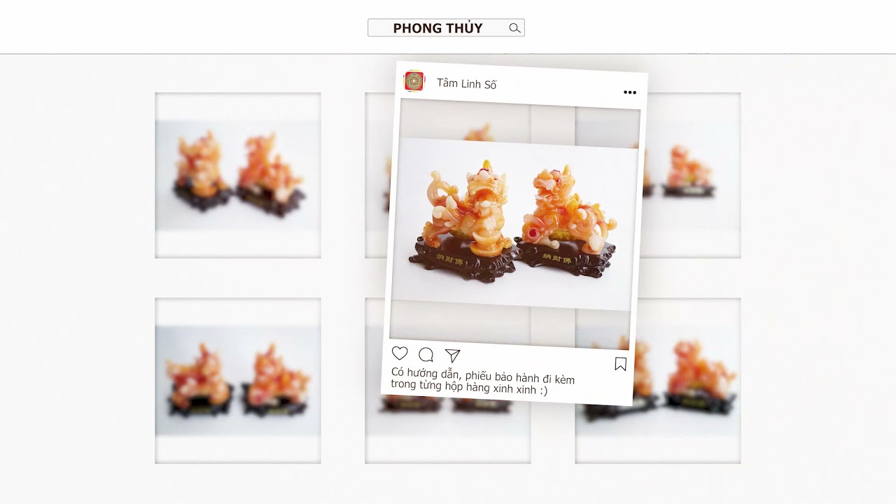 Tượng tỳ hưu phong thủy bụng trứng vàng tài lộc trấn trạch - Cam 17cm