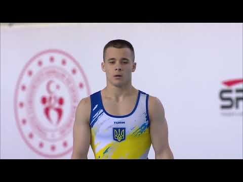 Volodymyr Kostiuk. 2020 European Junior Championships. EF. FX