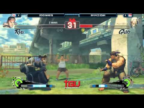 SSF4AE [Top8] Sekiganryu(Ryu) vs Xian(Gen) @TGUC2013 23/11/2013