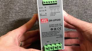Mean Well DR-UPS40 UPS modul na DIN lištu
