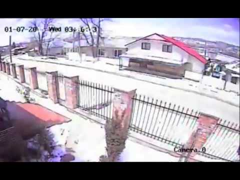 Cum s a vazut meteorul la Dumitresti