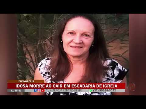 Divinópolis: Idosa morre ao cair de escadaria