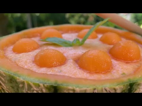 Gourmand - La soupe de melon glacée et anisée