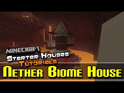 Starter Houses Tutorials ::Nether Biome House :: Minecraft :: Z One N Only