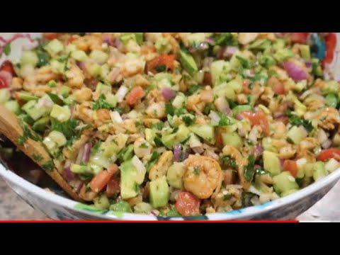 Shrimp & Avocado Ceviche Salad