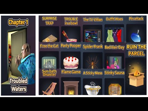 Scary Teacher 3D - Chapter 1 "Troubled Water" - All Levels 1-14 Complete Walkthrough Gameplay