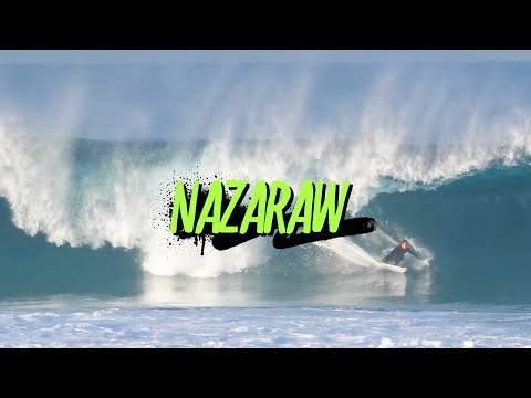 Surfers and Bodyboardera enjoy "Small" Nazare | Raw Footage
